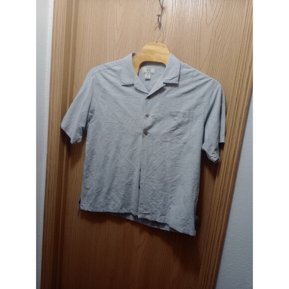 Dodge Motorsports Silk Shirt Men 2xl Gray Racing Button Up Gray VERY HTF RARE - Picture 1 of 5